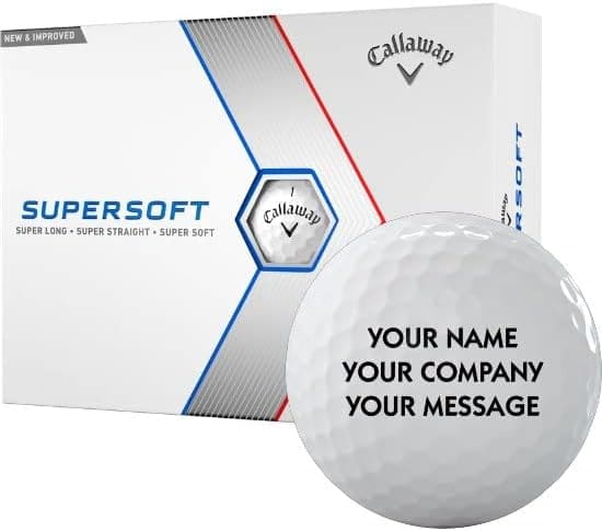 Callaway 2023 Supersoft Personalized Golf Balls