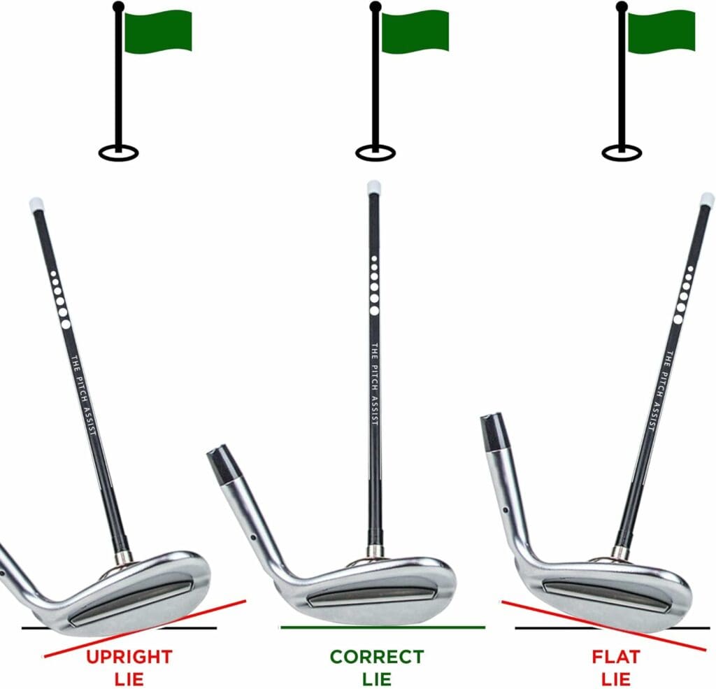 Golf Alignment Rods: Magnetic Club Alignment Stick Demonstrates Correct Golf Swing Aim, Golf Training Aid Magnet Lie Angle Tool Training Aids Visualize