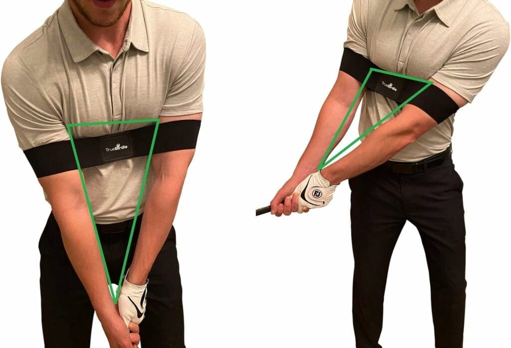 Golf Swing Training Aid - Swing Correcting Arm Band