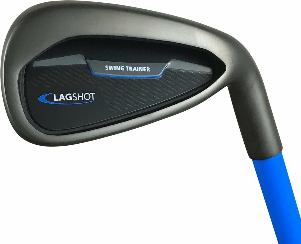 Lag Shot 7 Iron - Golf Swing Trainer Aid, Named Golf Digests Editors Choice “Best Swing Trainer” of The Year! #1 Golf Training Aid of 2022, Free Video Series with PGA Teacher of The Year!