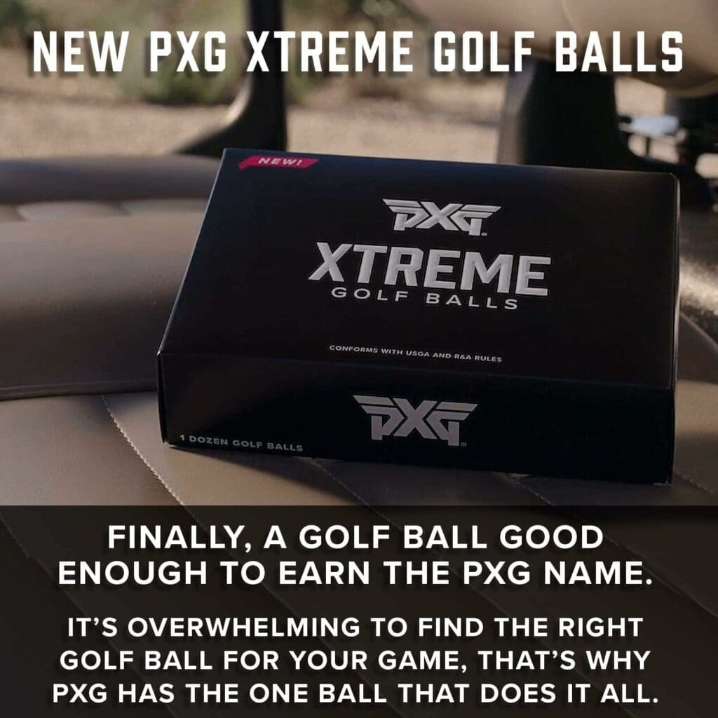 PXG Xtreme Golf Balls - The Ultimate Performance Golf Ball for Distance and Control - Pack of 12